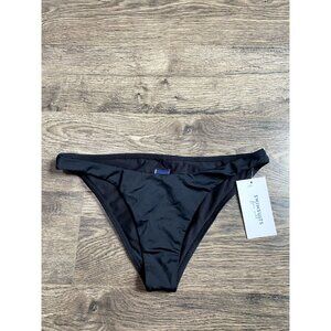NWT Womens Swimsuits For All cheeky low rise black bikini bottoms size 10